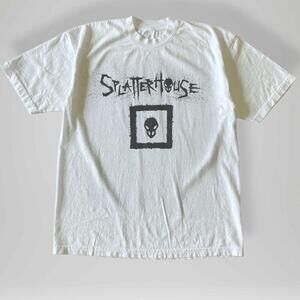Style Splatterhouse Hack & Slash Game  Promo Tee White T-Shirt